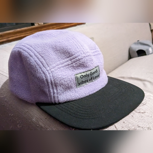 Fleece cap 5 pannel snapback One size unisex adjustable perfect fit - Picture 5 of 13